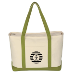 Large Starboard Cotton Canvas Tote Bag