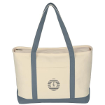 Large Starboard Cotton Canvas Tote Bag